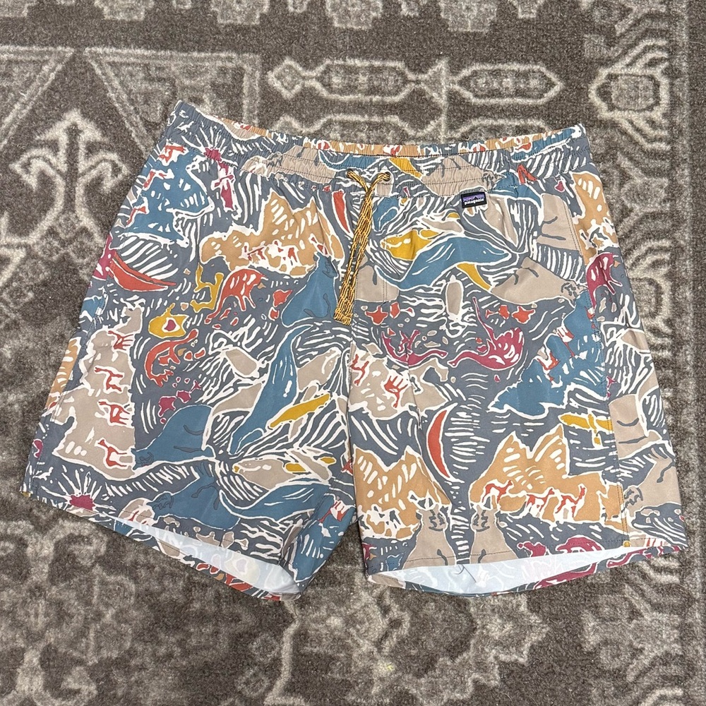 Multicolor Patterned Hydropeak Volley Shorts 16” Outseam